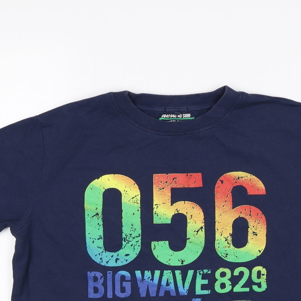 NEXT Boys Blue   Basic T-Shirt Size 9 Years  - slogan