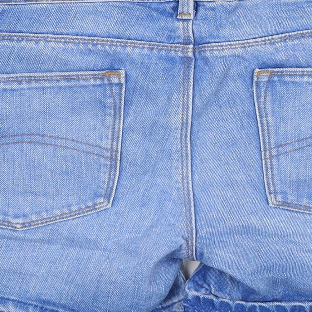 Tommy Hilfiger Girls Blue  Denim Cut-Off Shorts Size 16 Years
