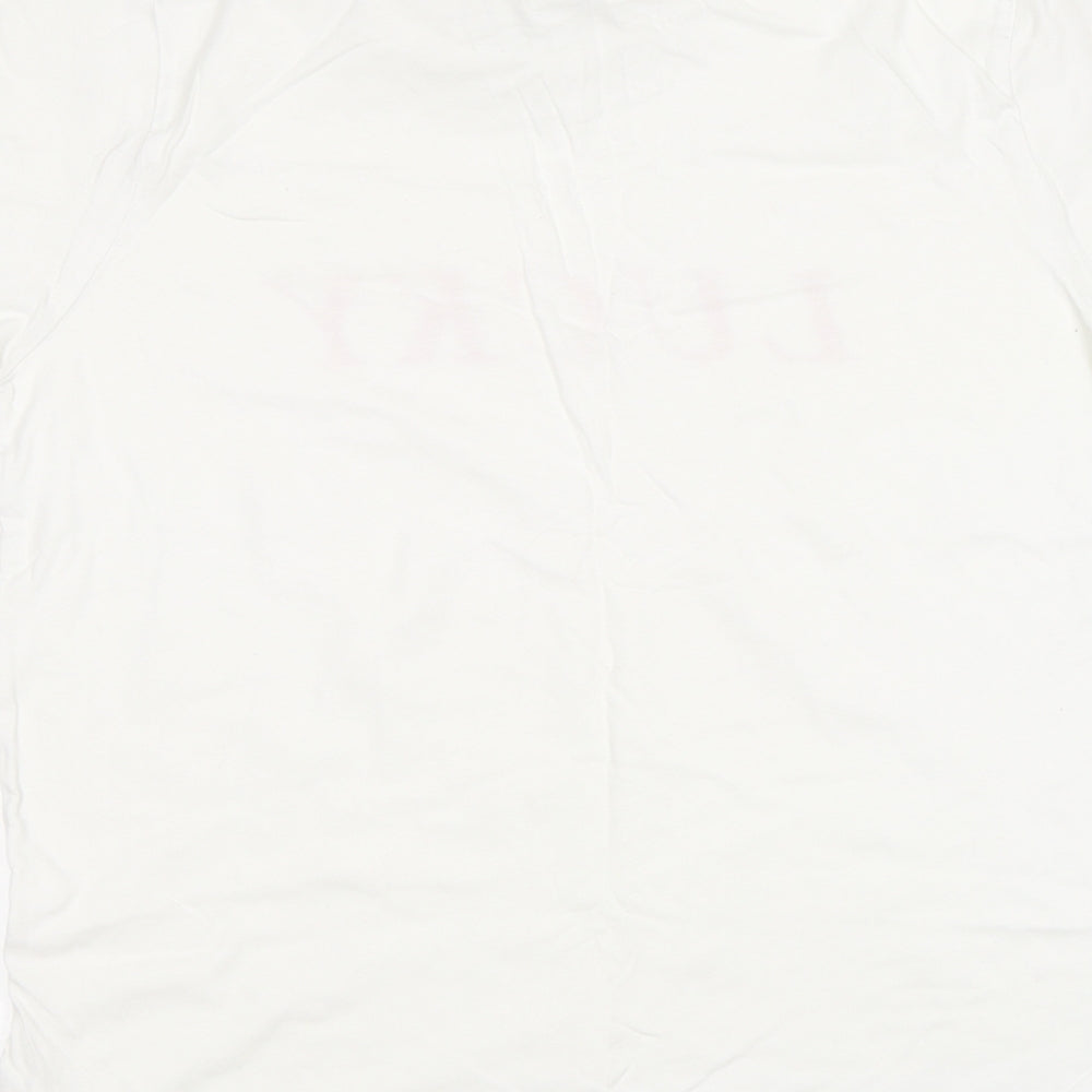 New Look Womens White   Basic T-Shirt Size 12  - lucky