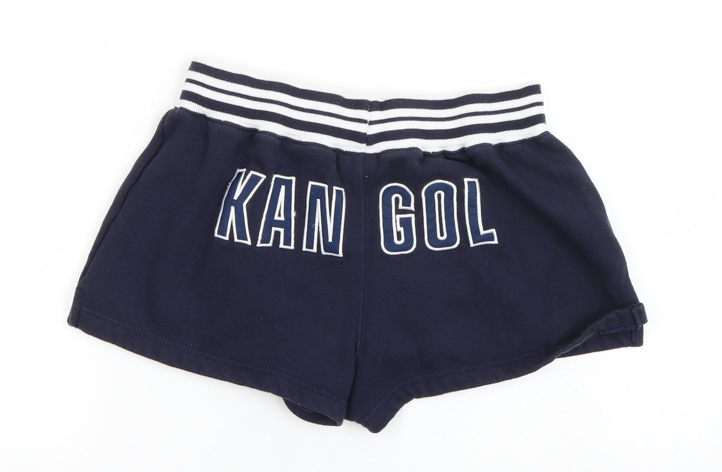 Kangol Womens Blue   Sweat Shorts Size 10