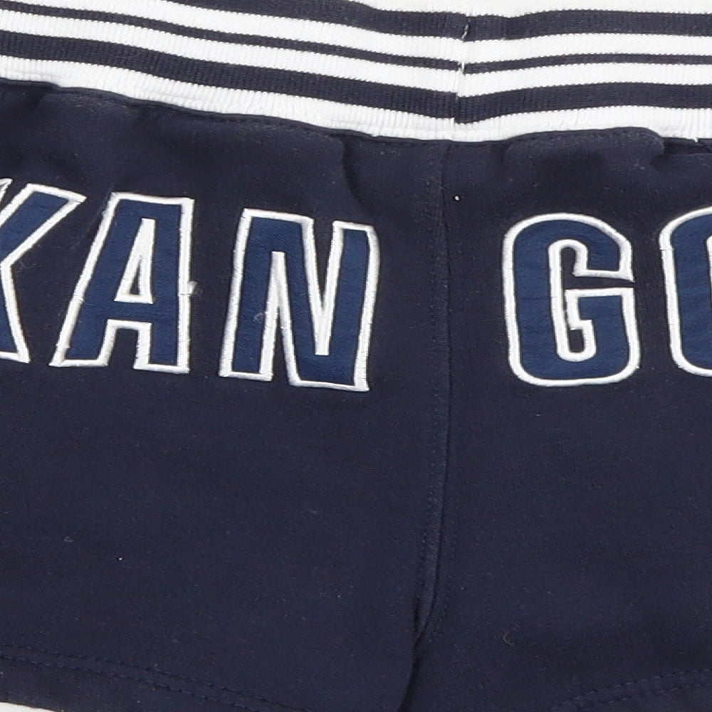 Kangol Womens Blue   Sweat Shorts Size 10