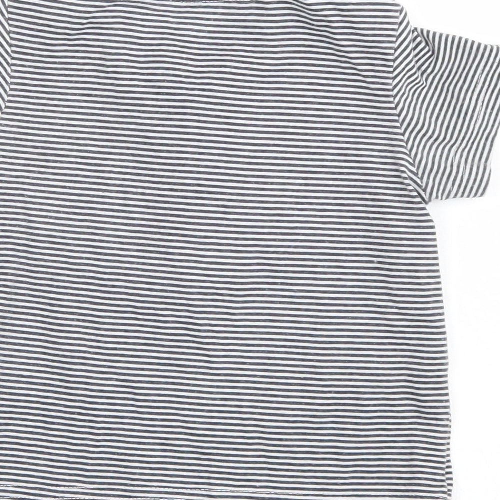 Lee Cooper Boys Blue Striped  Basic Polo Size 18-24 Months