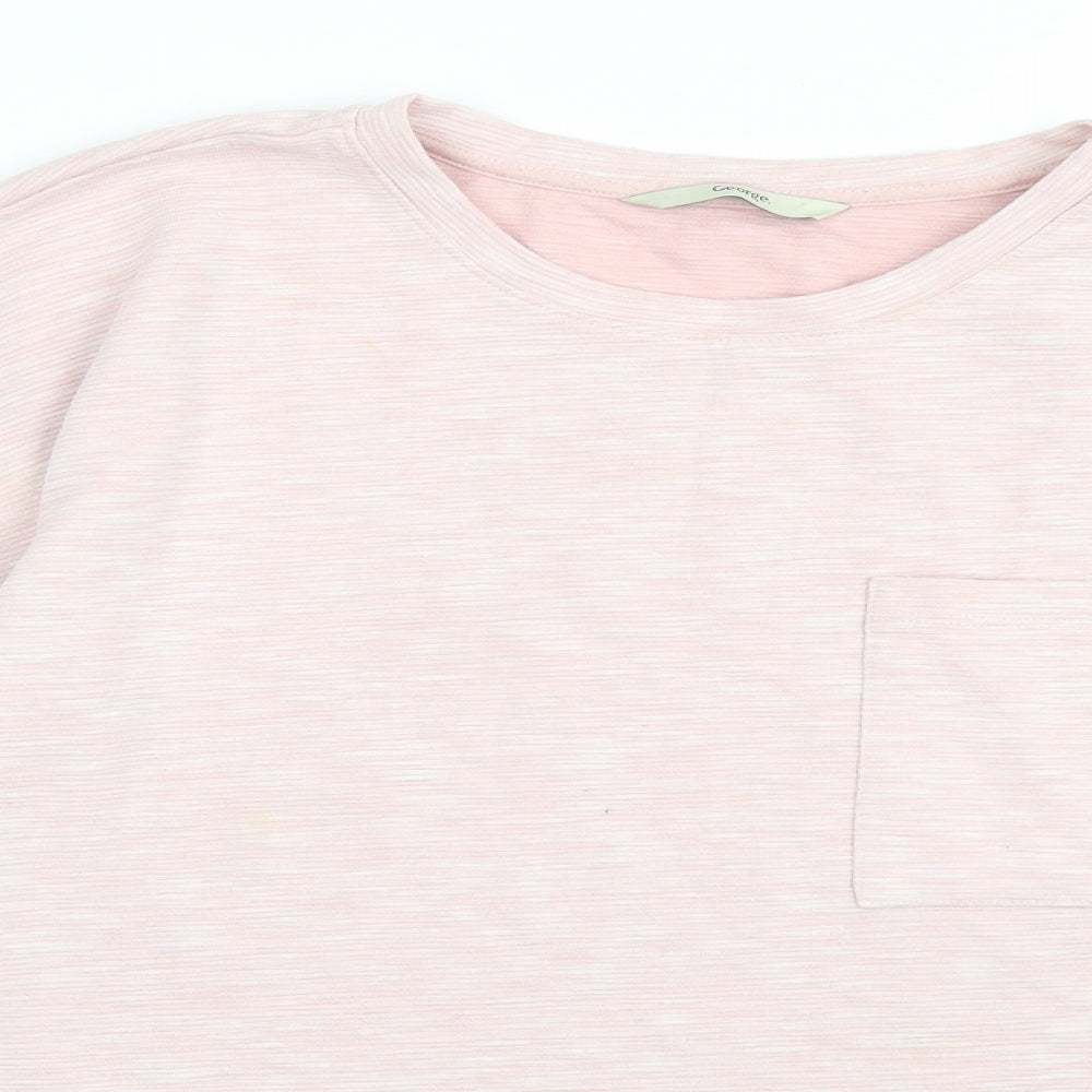 George Womens Pink   Basic T-Shirt Size 10