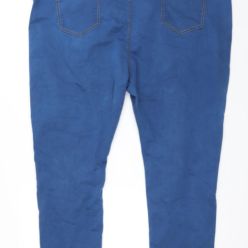 Boohoo Womens Blue   Skinny Jeans Size 26 L30 in