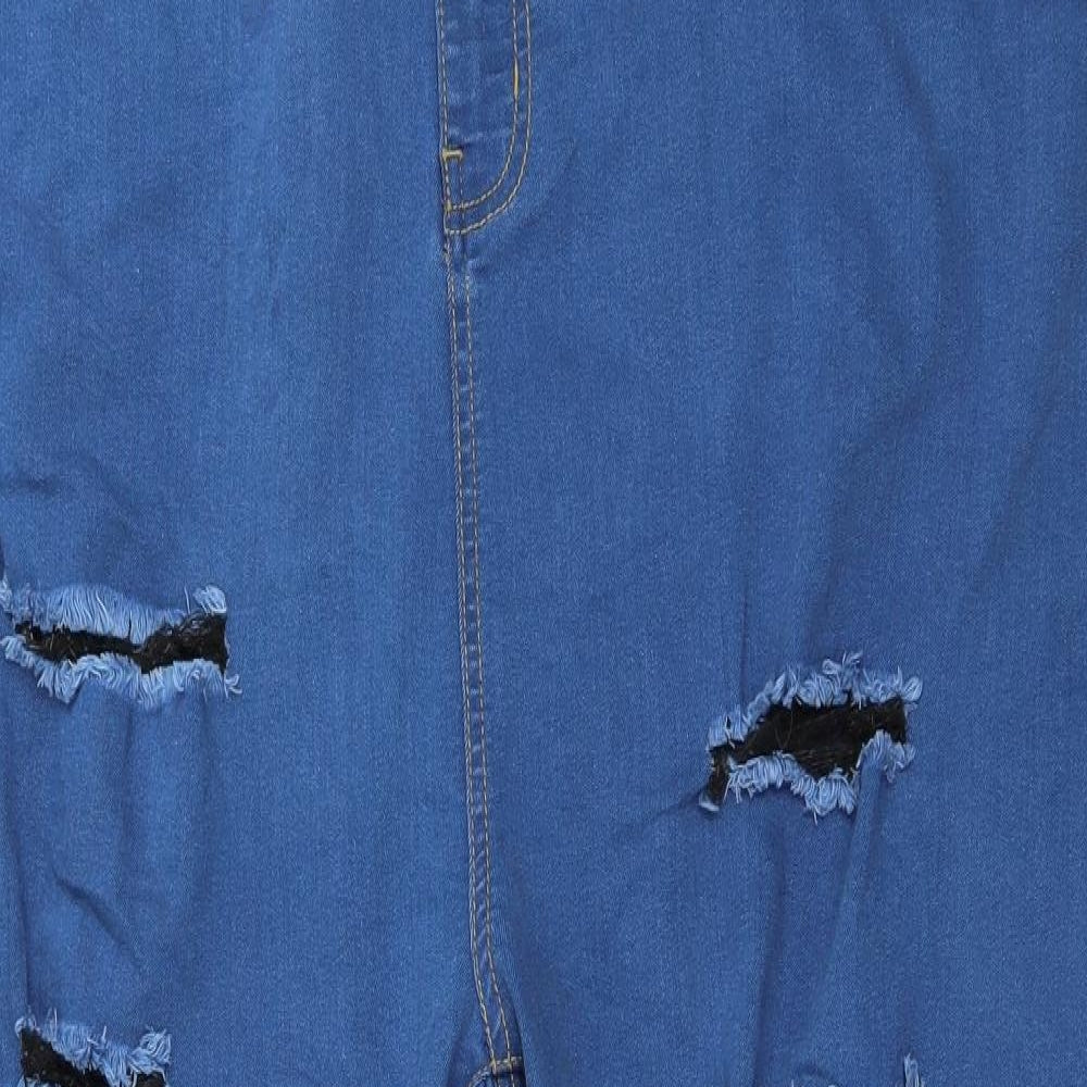 Boohoo Womens Blue   Skinny Jeans Size 26 L30 in