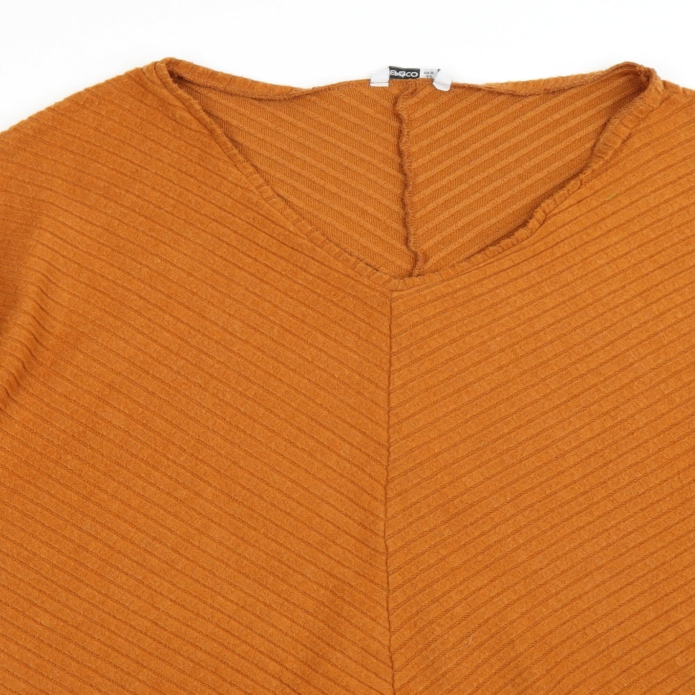 Pep&Co Womens Orange   Pullover Jumper Size 22