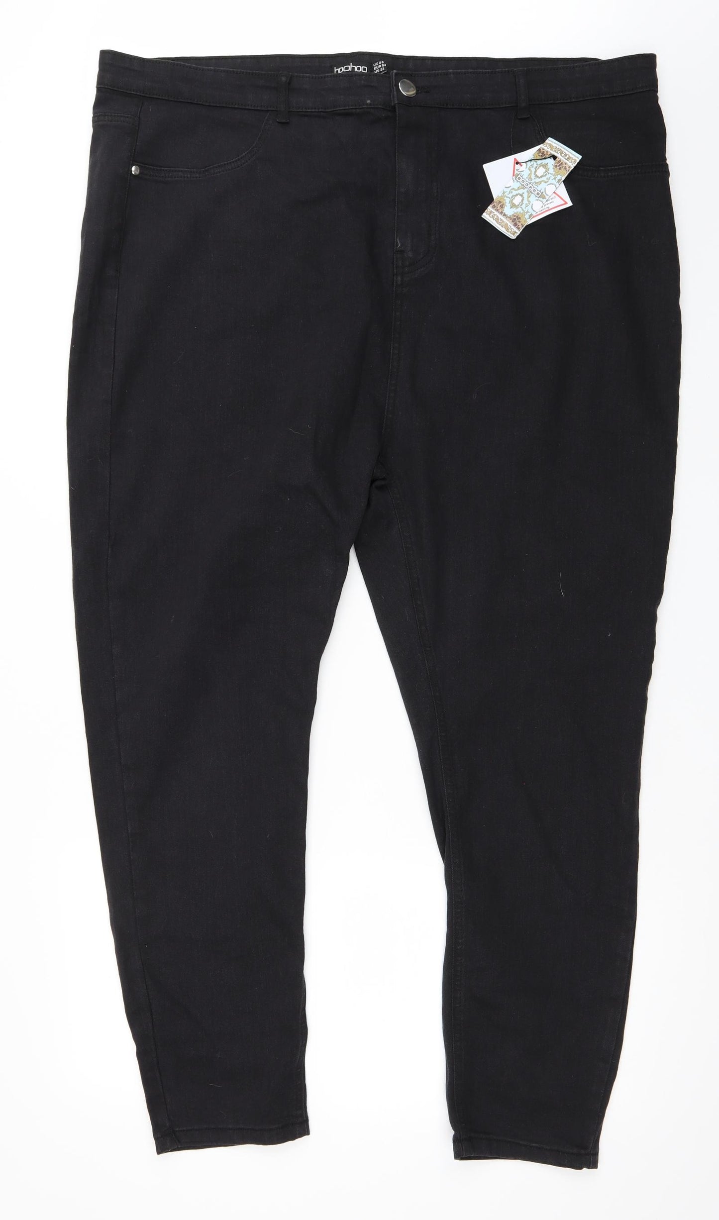 Boohoo Womens Black   Skinny Jeans Size 26 L29 in