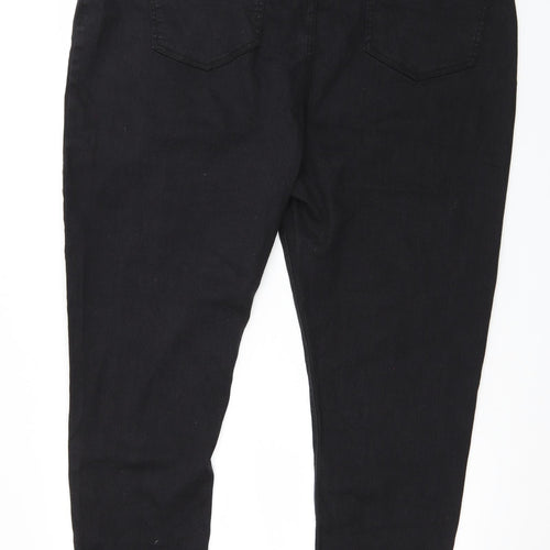 Boohoo Womens Black   Skinny Jeans Size 26 L29 in