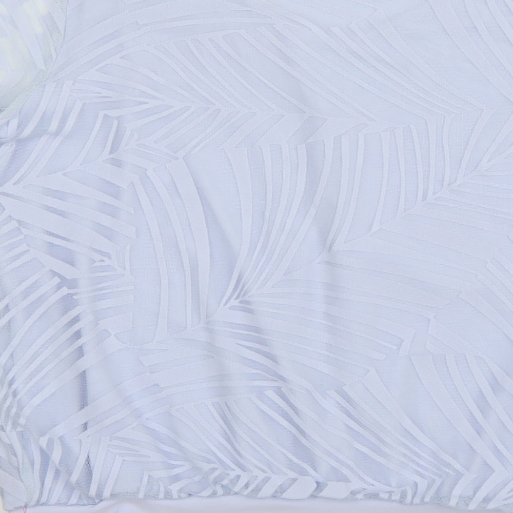 Roman Womens Blue   Basic Blouse Size 10