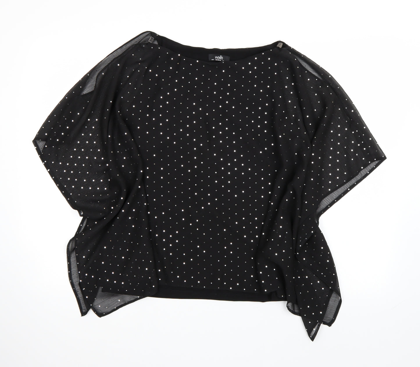 Wallis Womens Black   Basic Blouse Size S