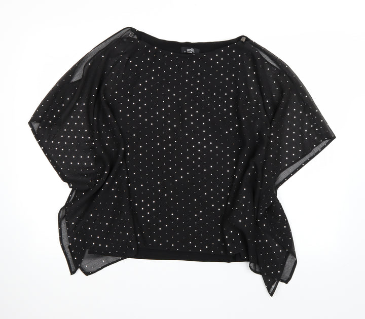 Wallis Womens Black   Basic Blouse Size S