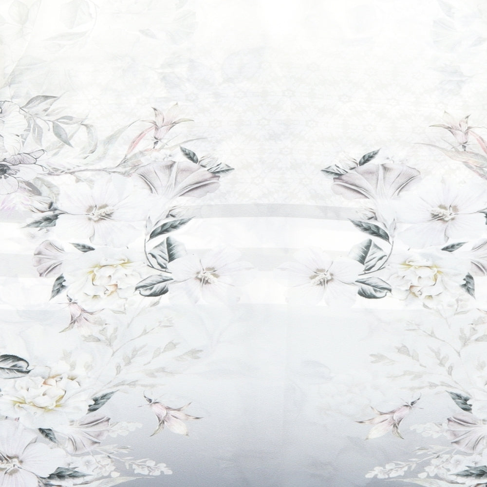 Wallis Womens Grey Floral  Basic Button-Up Size 10