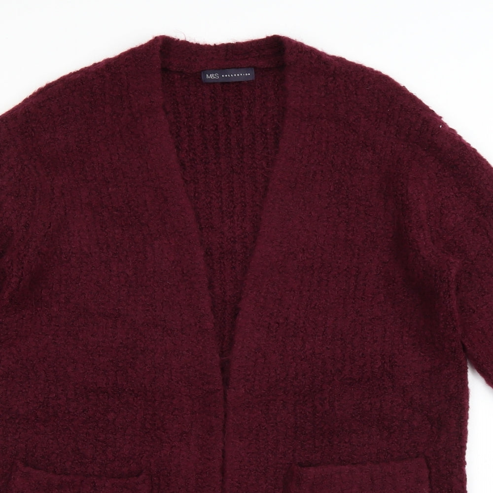 Marks and Spencer Womens Purple   Cardigan Jumper Size S