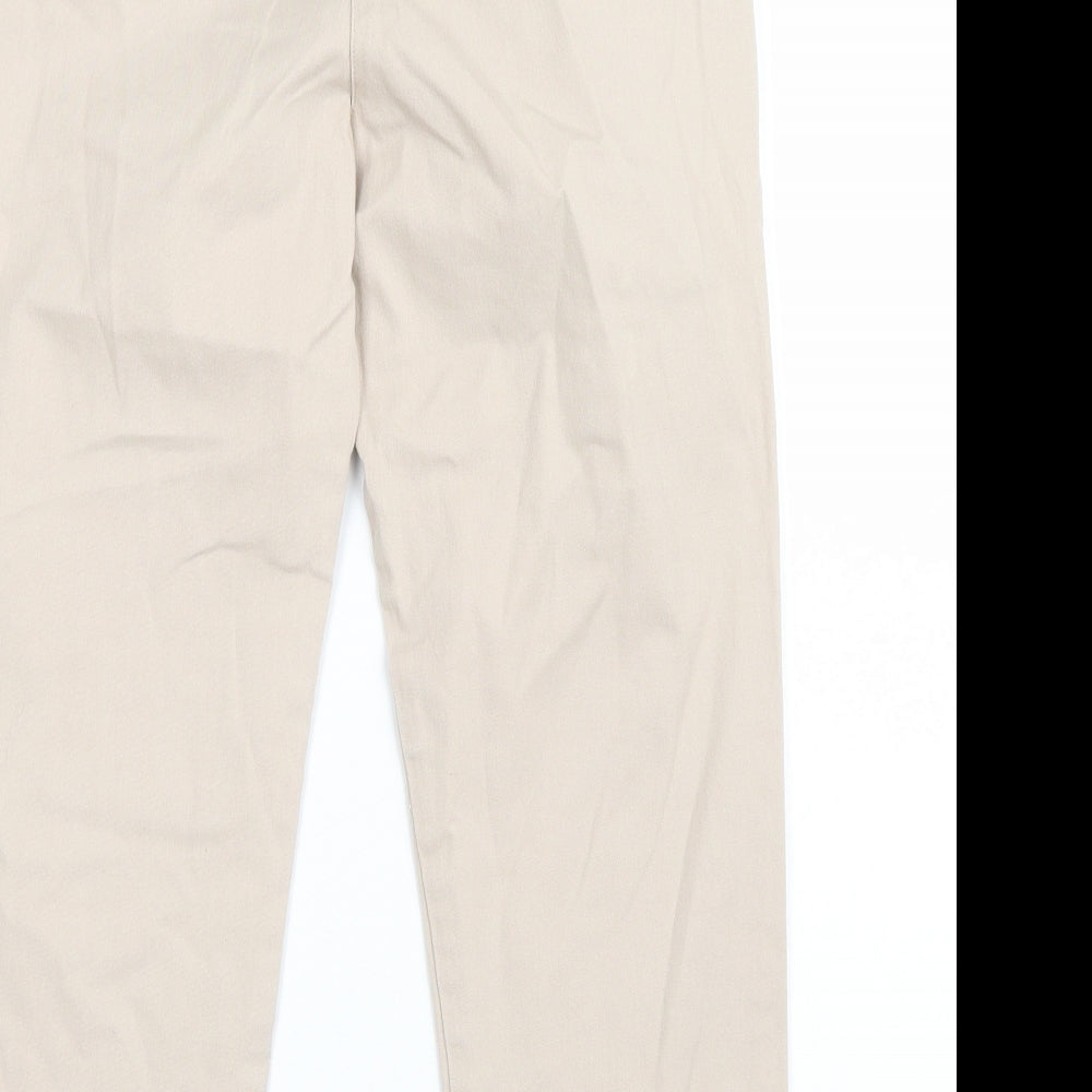 Wallis Womens Beige   Cropped Jeans Size 10 L22 in