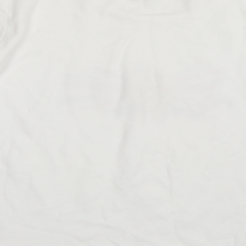 Falmer  Womens White   Basic T-Shirt Size 10