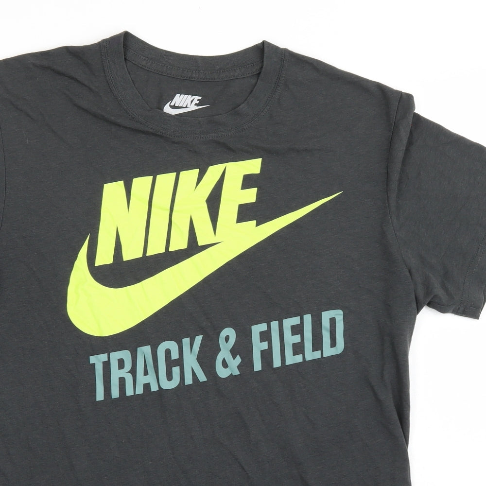 Nike Mens Grey    T-Shirt Size L