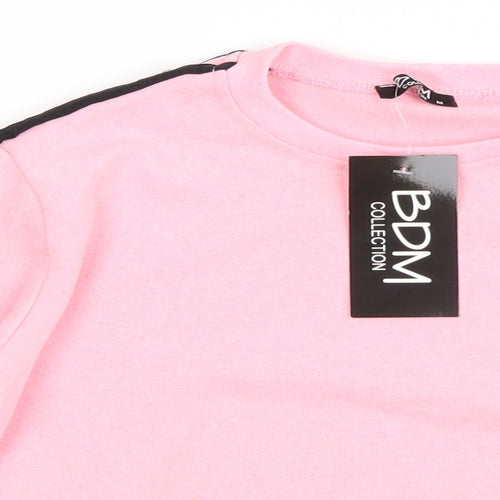 BDM Girls Pink   Pullover Sweatshirt Size M