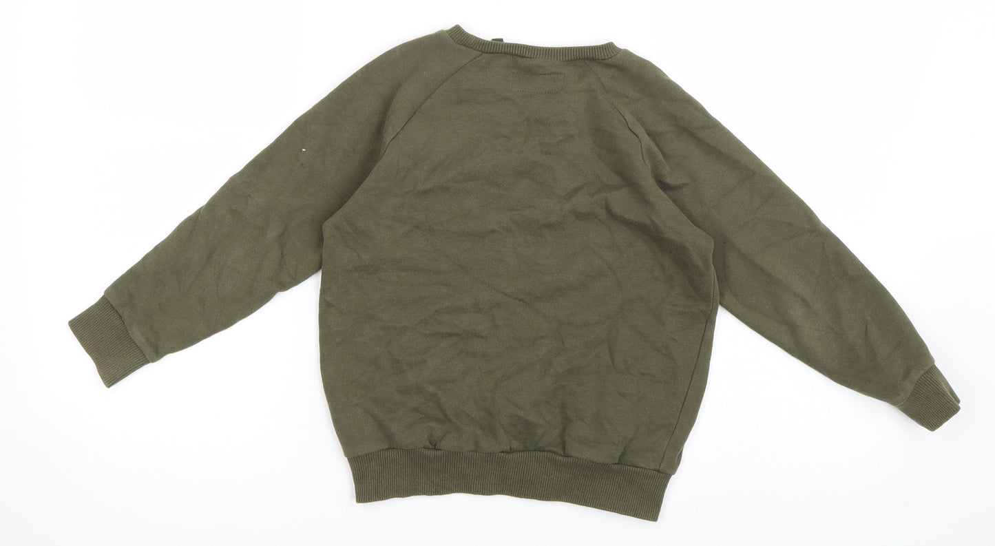 NEXT Girls Green   Pullover Sweatshirt Size 5-6 Years