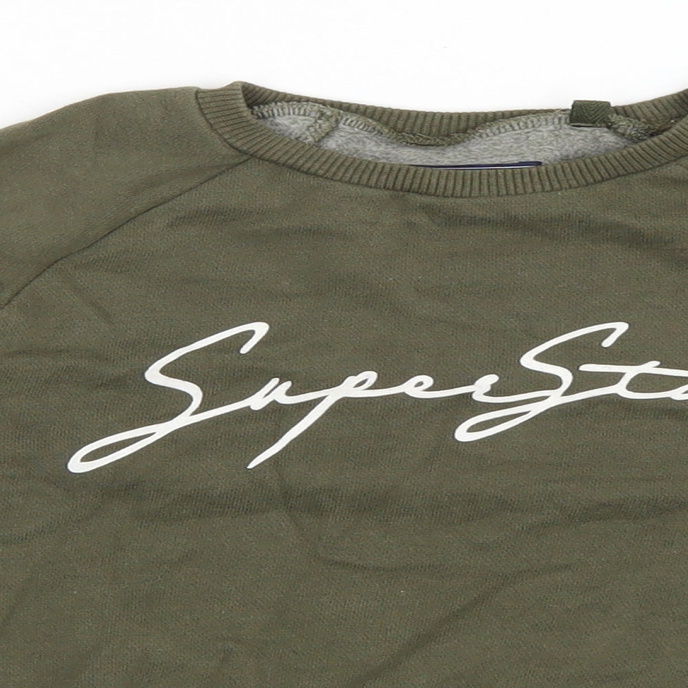 NEXT Girls Green   Pullover Sweatshirt Size 5-6 Years