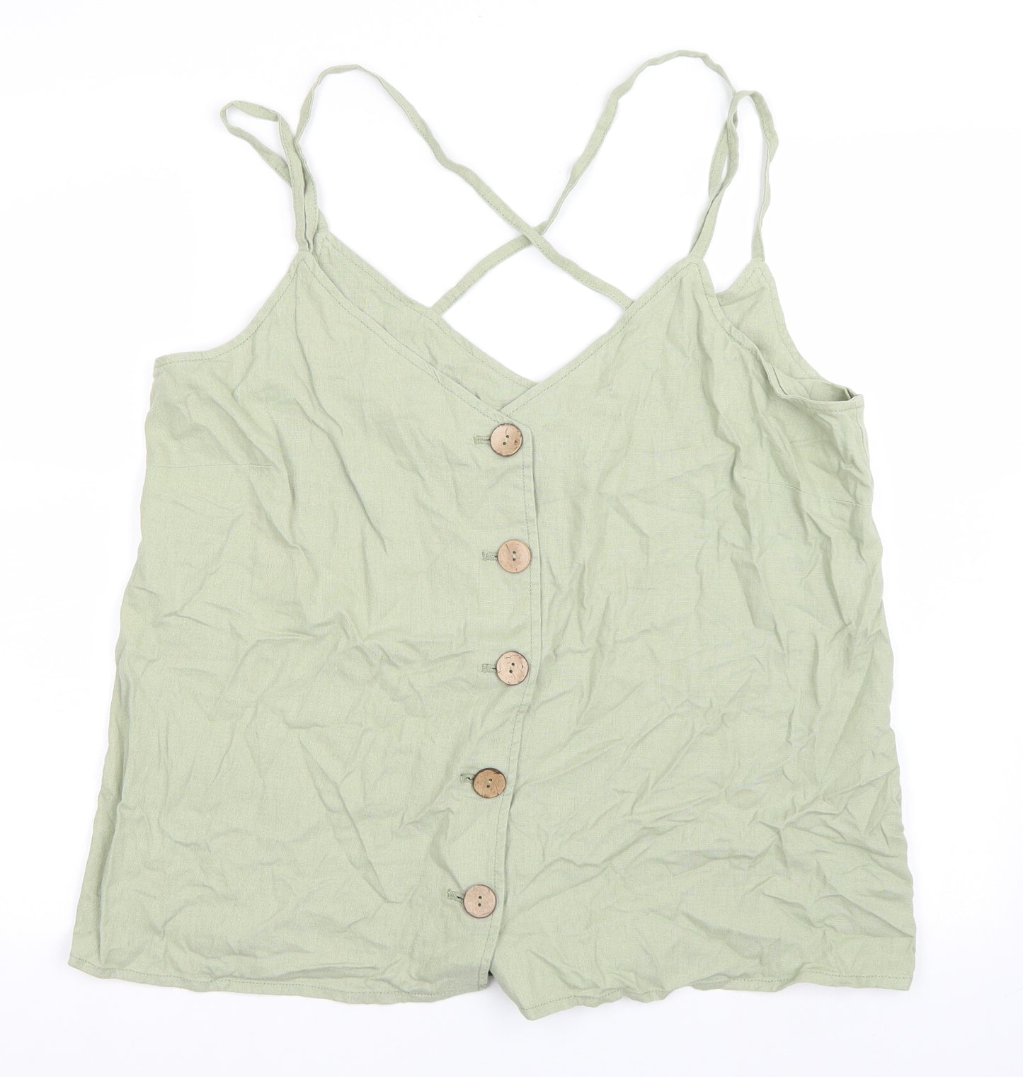 Preworn Womens Green   Camisole Tank Size 16
