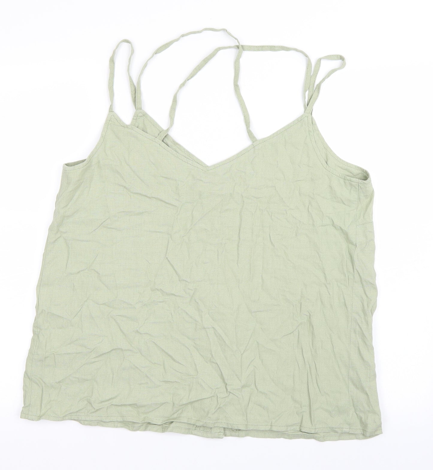 Preworn Womens Green   Camisole Tank Size 16