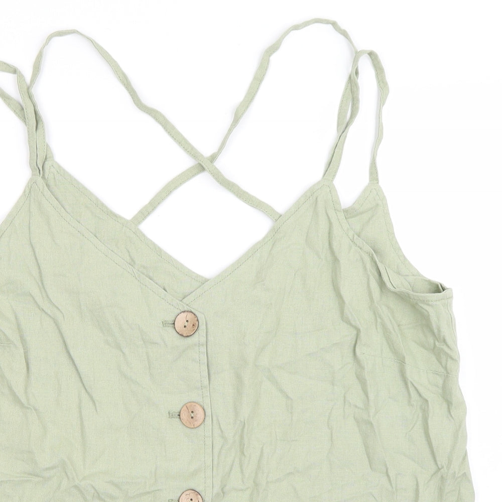 Preworn Womens Green   Camisole Tank Size 16