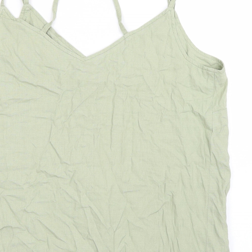 Preworn Womens Green   Camisole Tank Size 16