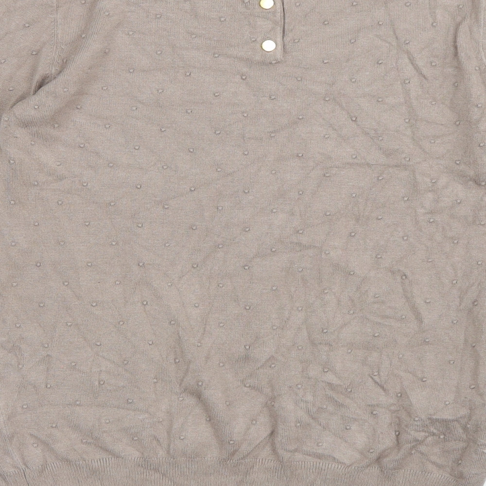 Mango Womens Brown   Pullover Jumper Size S