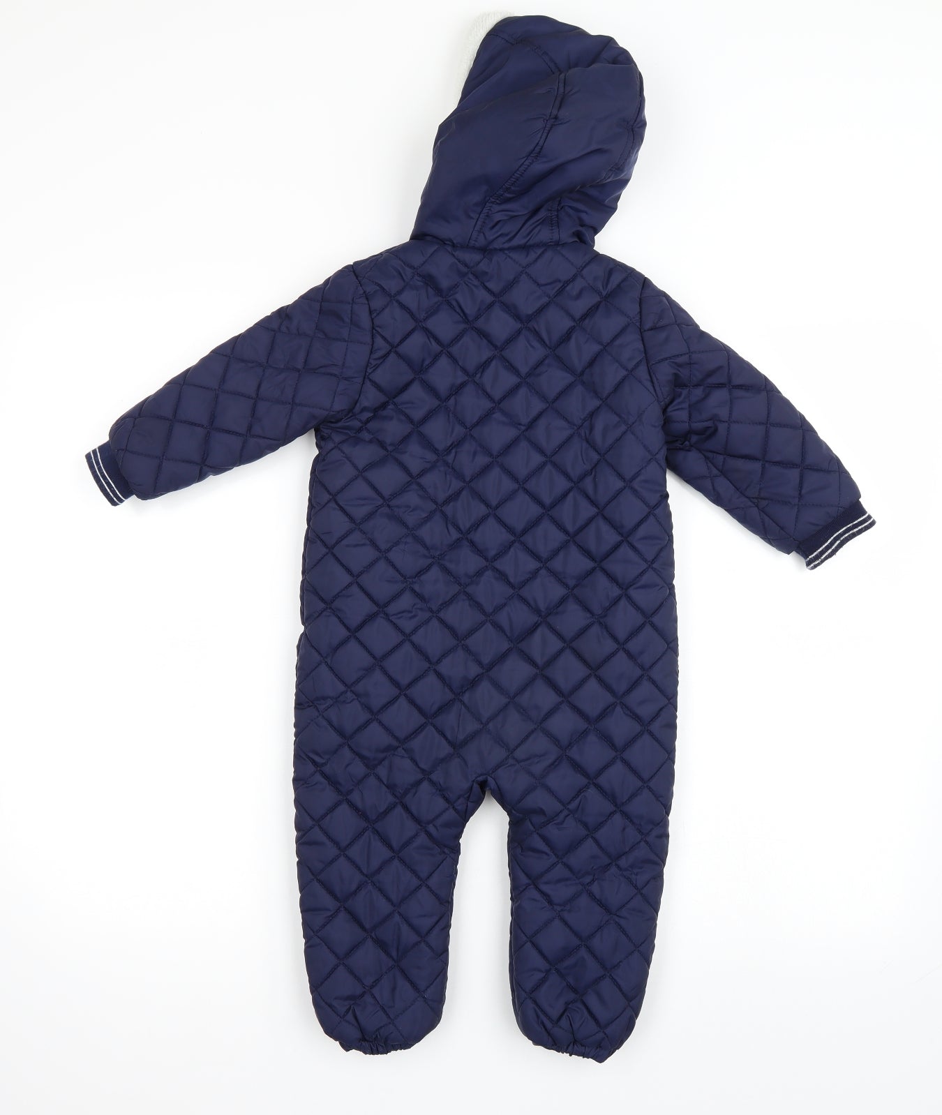 Matalan Baby Blue    Snowsuit Size 12-18 Months