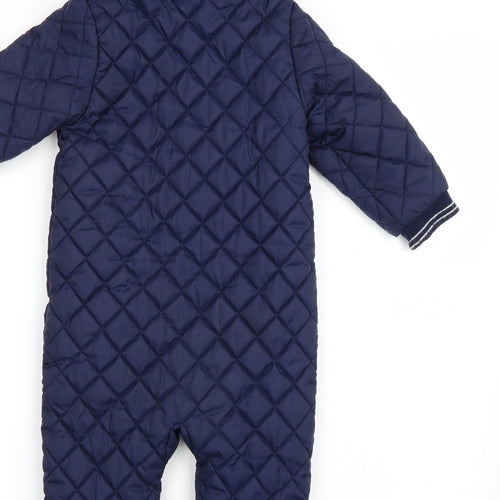 Matalan Baby Blue    Snowsuit Size 12-18 Months