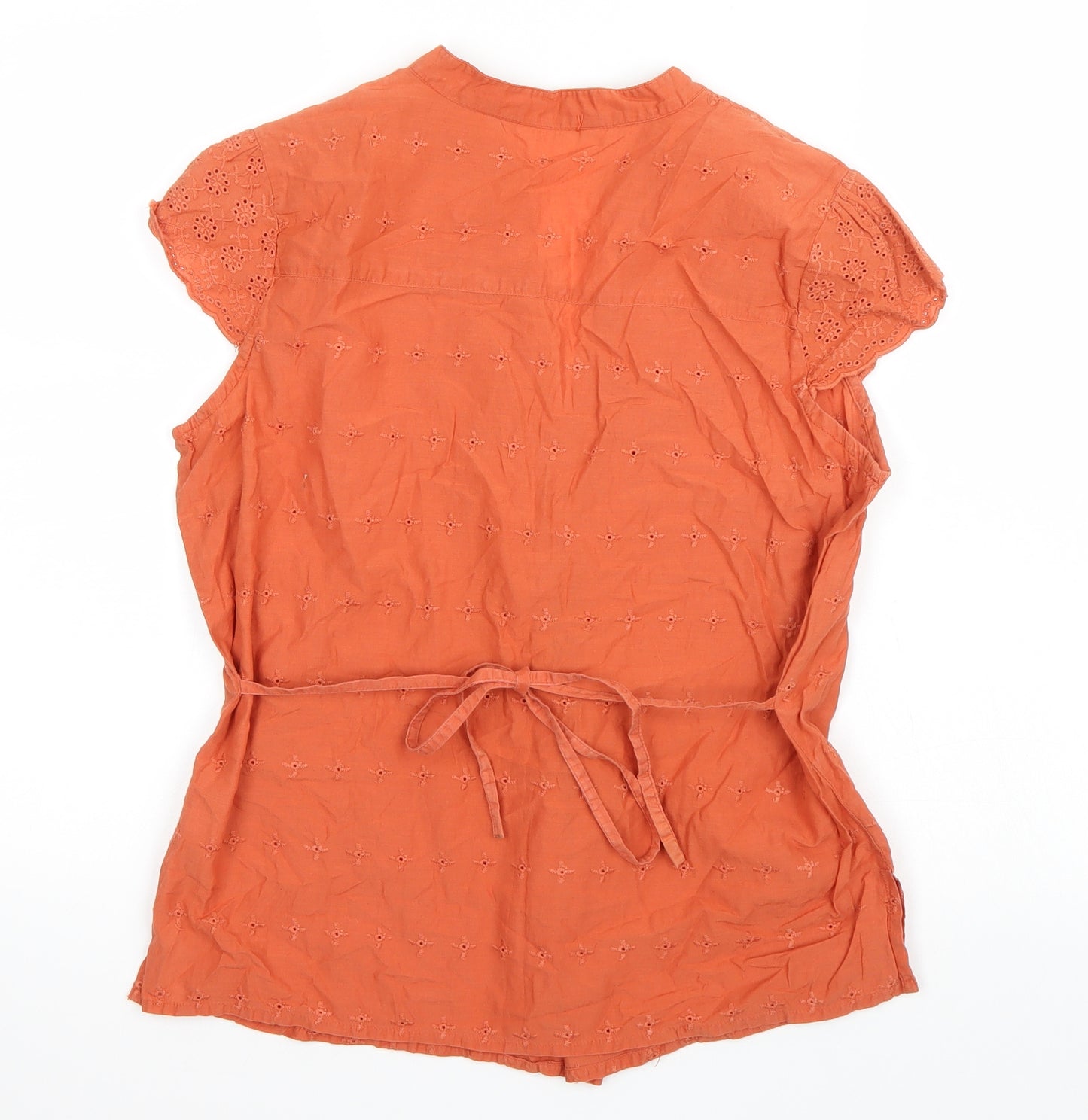 BHS Womens Orange   Basic Blouse Size 10