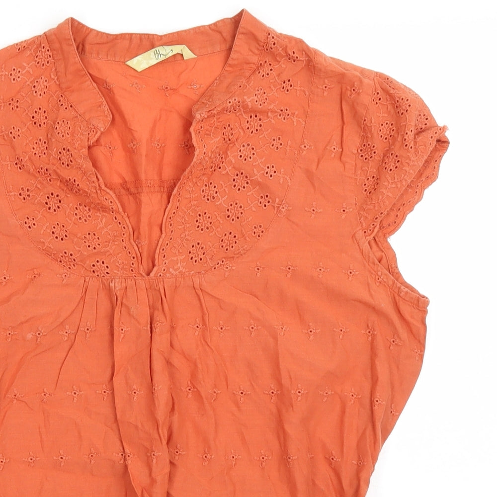 BHS Womens Orange   Basic Blouse Size 10