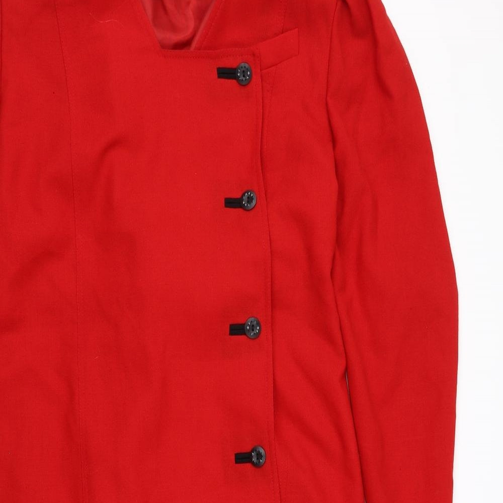 Mansfield Womens Red   Jacket Coat Size 14