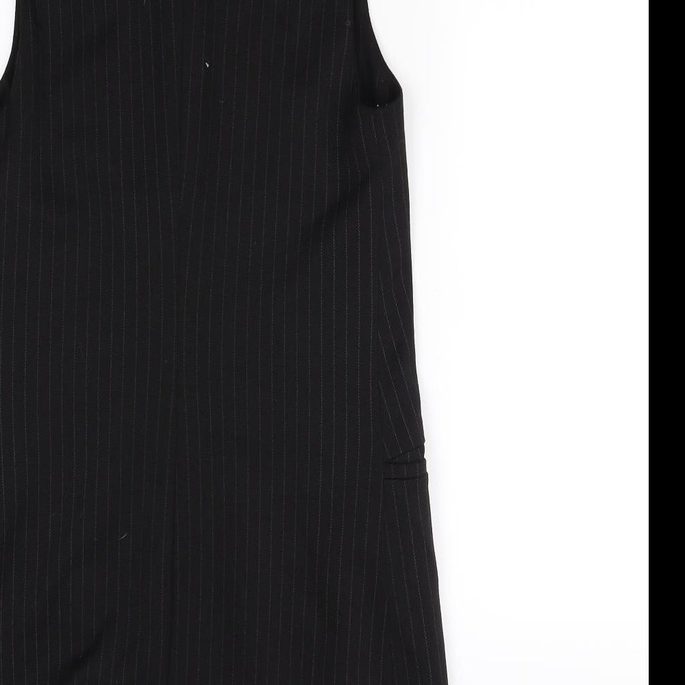 Miss Selfridge Womens Black Striped  Jacket Blazer Size 6