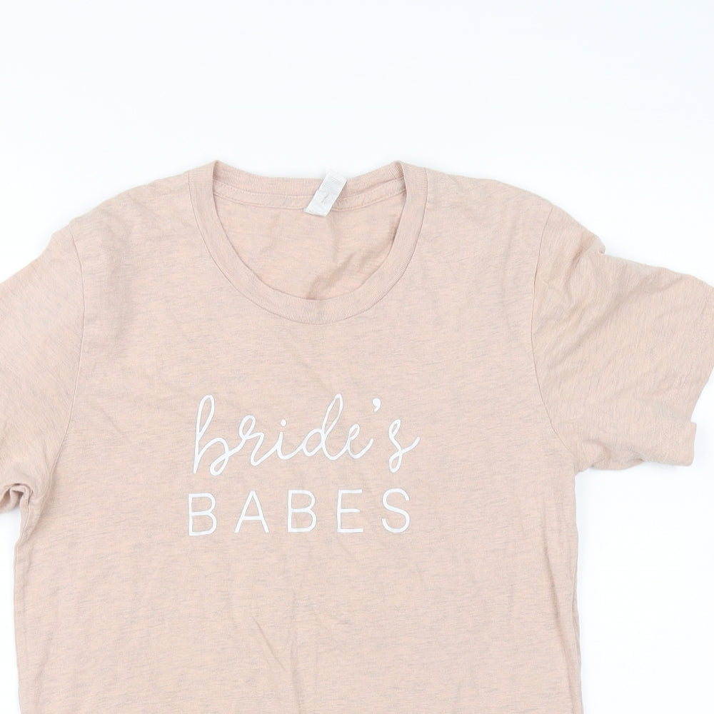 Preworn Womens Pink   Basic T-Shirt Size S