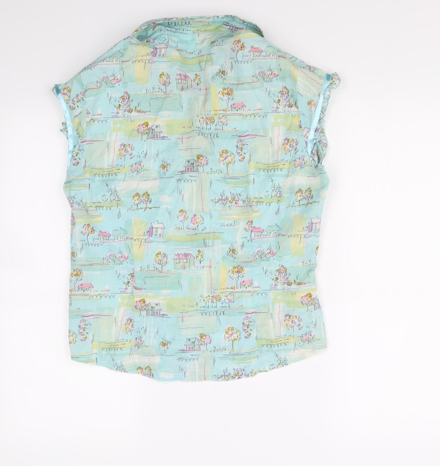 Per Una Womens Green   Basic Blouse Size 12