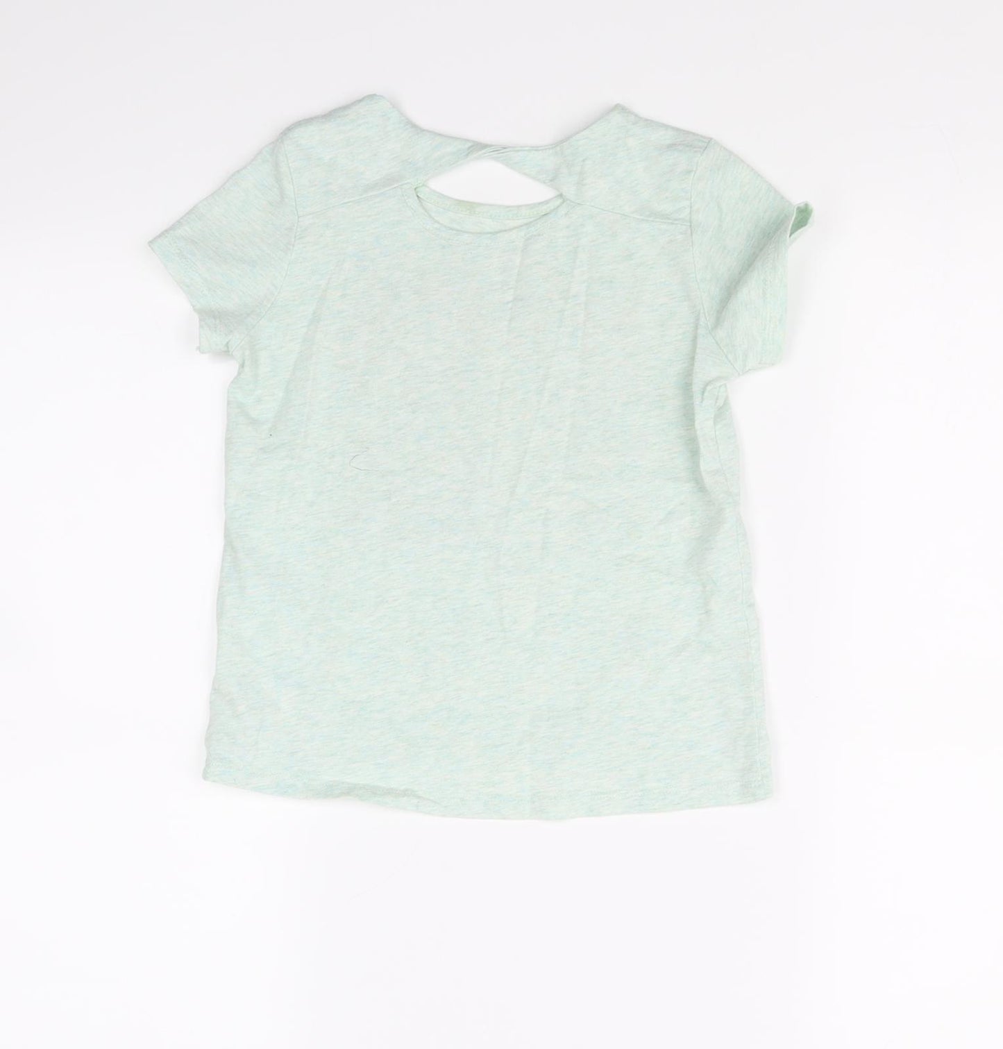 Preworn Girls Green   Basic T-Shirt Size 8 Years