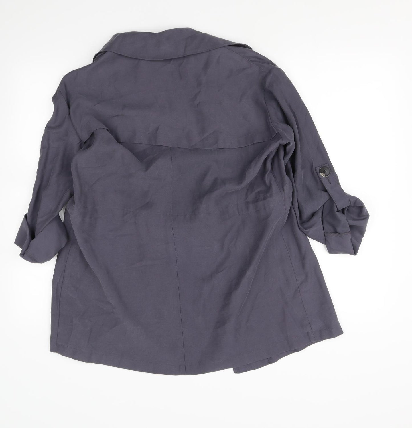 Primark Womens Grey   Jacket Coat Size 8