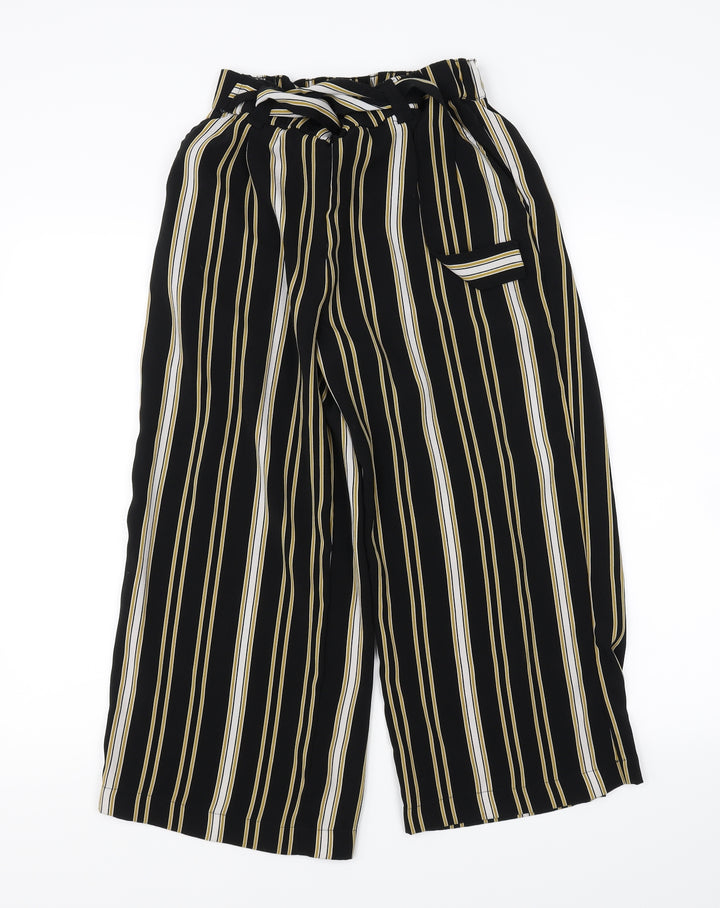 New Look Womens Multicoloured Striped  Trousers  Size 8 L27 in