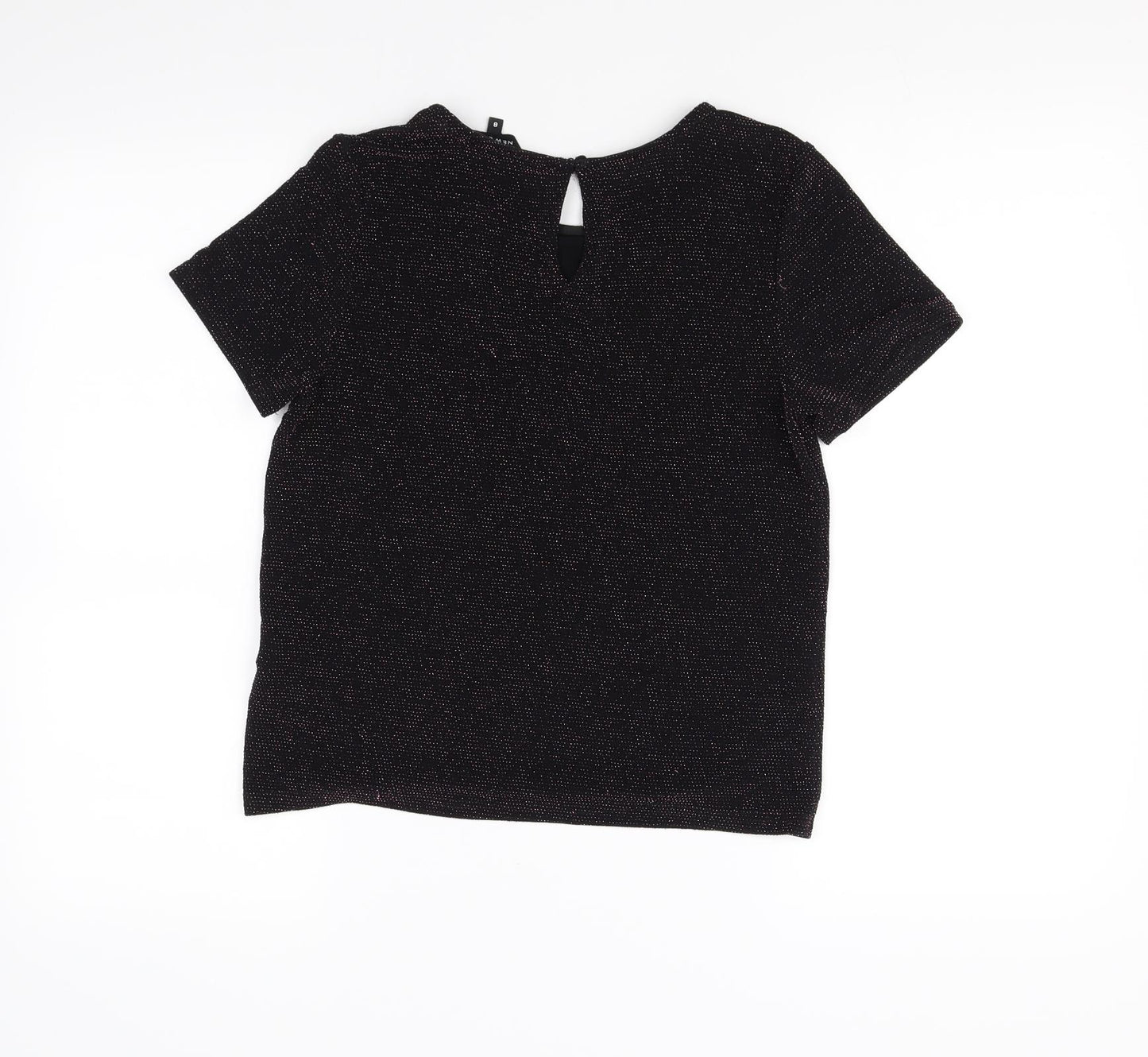 New Look Womens Black   Basic Blouse Size 8