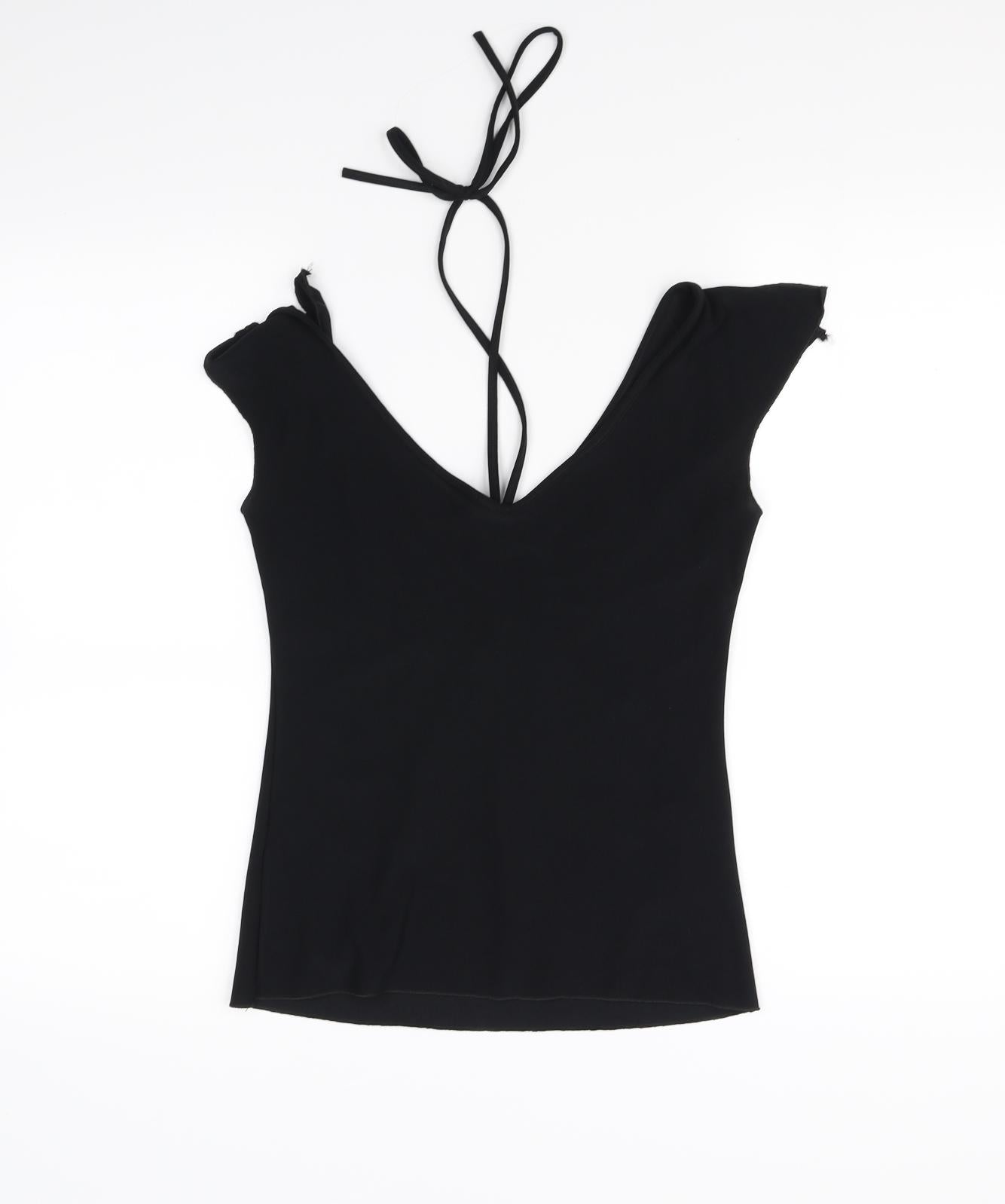 shine Womens Black   Basic Tank Size 12