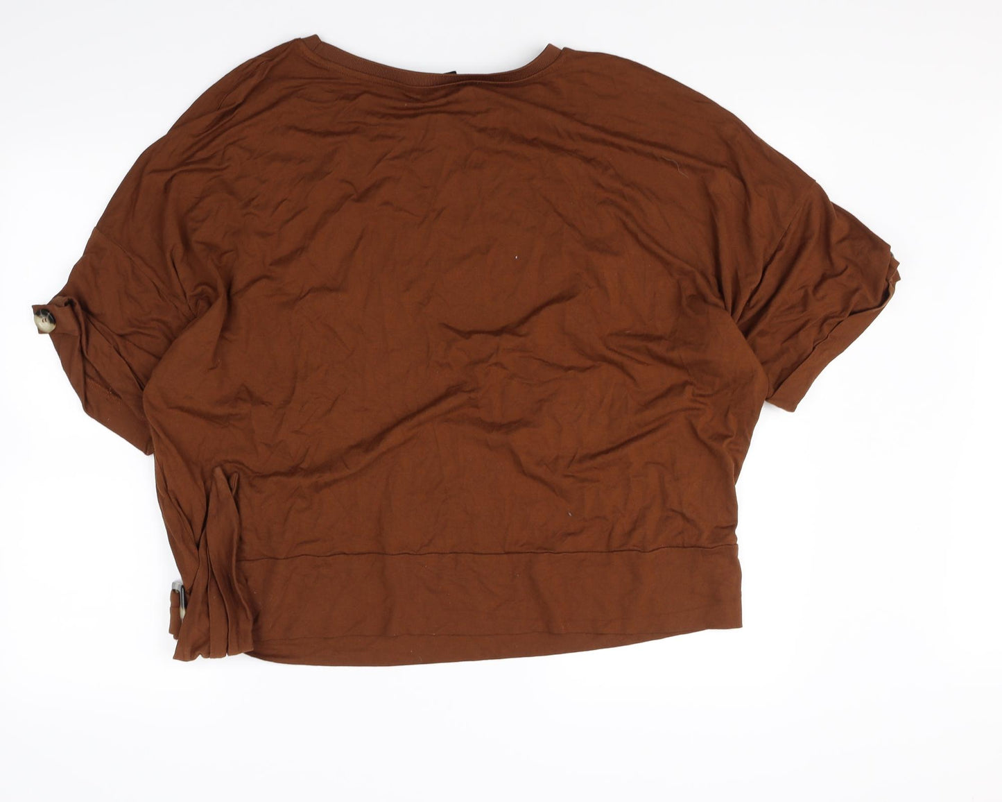 F&F Womens Brown   Basic T-Shirt Size 20