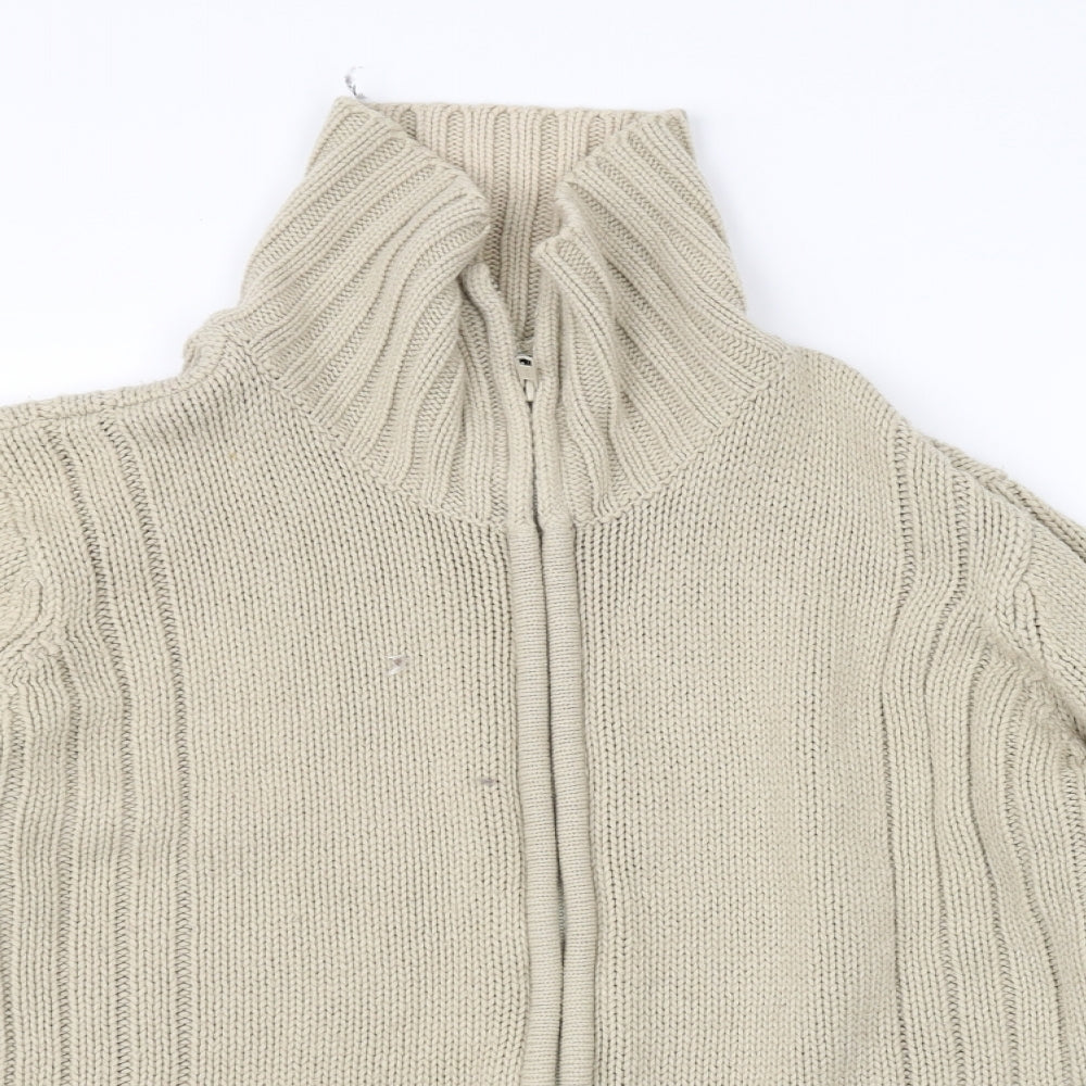 George Womens Beige   Full Zip Jumper Size 20