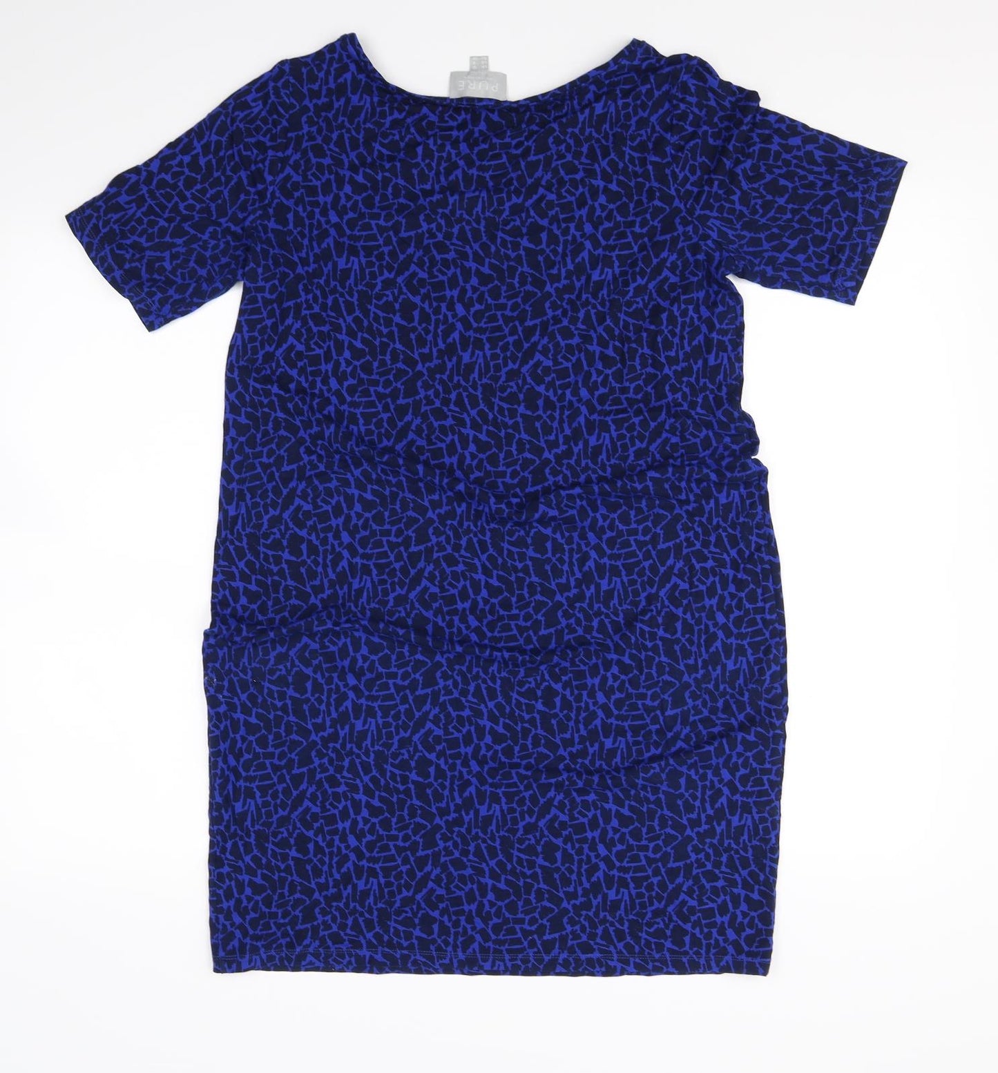 PURE Collection Womens Blue Geometric  Mini  Size 12