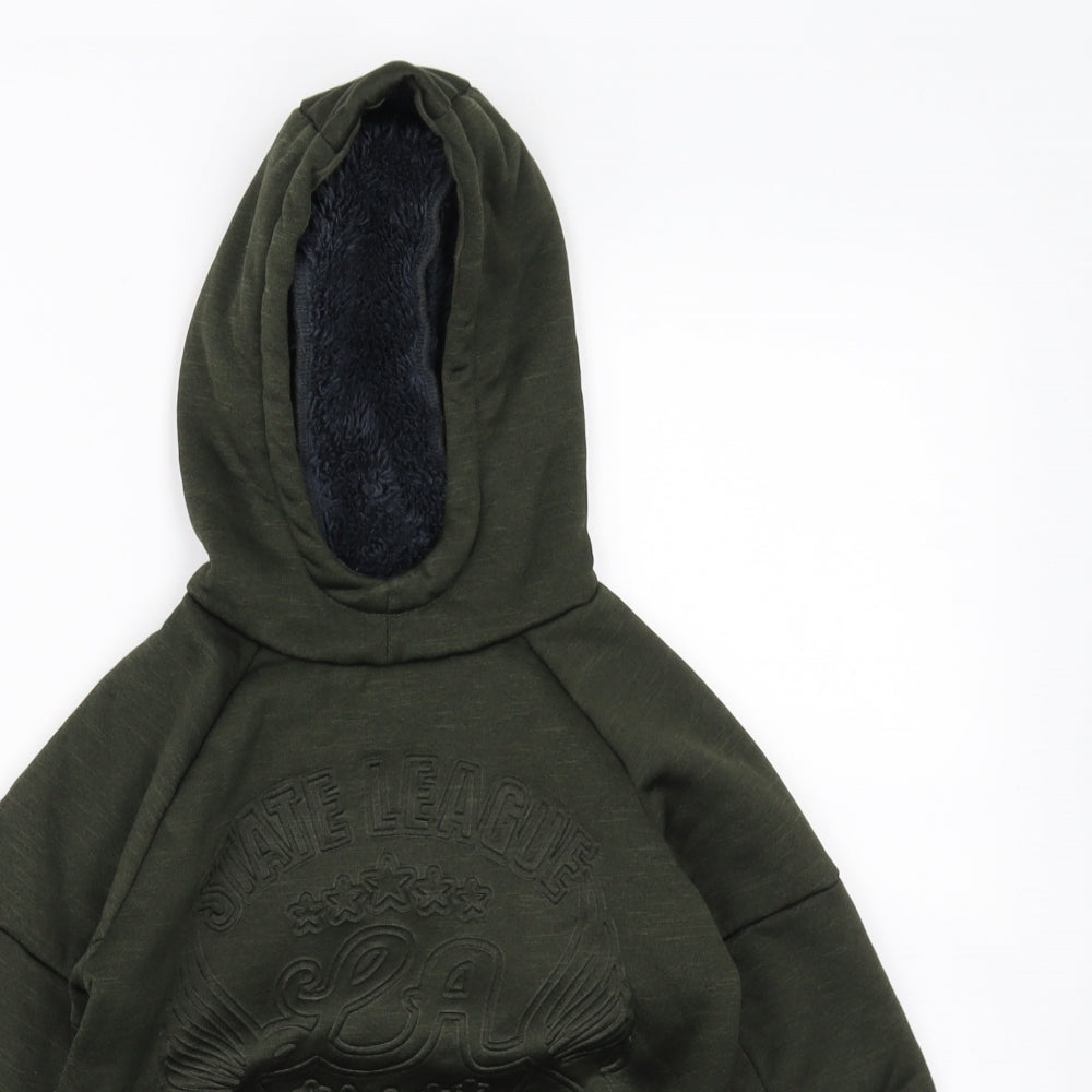NEXT Boys Green   Pullover Hoodie Size 6-7 Years