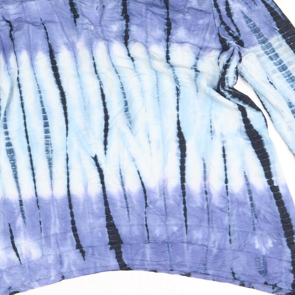 Green Tea Womens Multicoloured Striped  Pullover Jumper Size XL