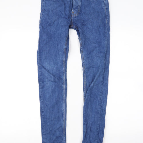 Topman Mens Blue   Straight Jeans Size 28 in L28 in