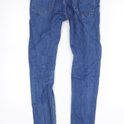 Topman Mens Blue   Straight Jeans Size 28 in L28 in
