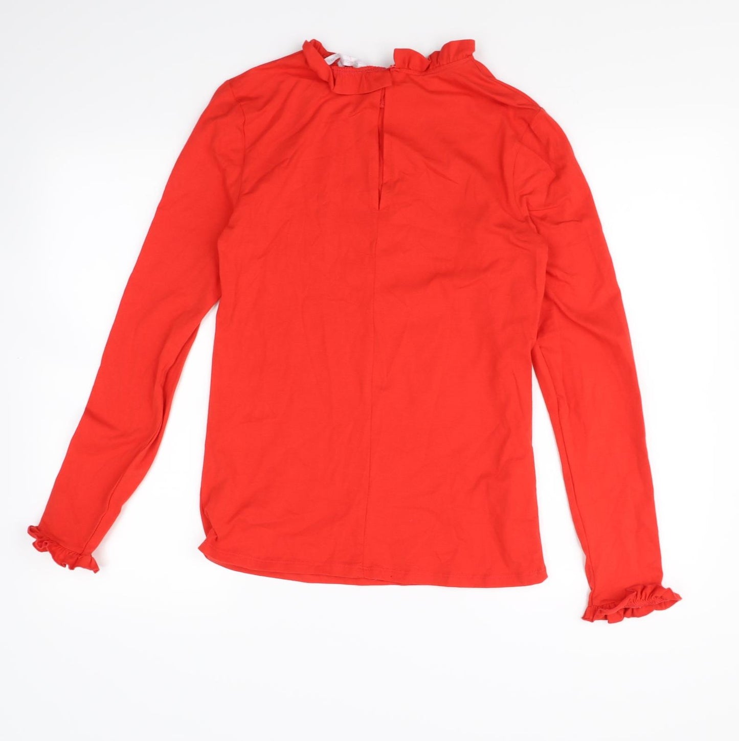 Redhering Womens Red   Basic T-Shirt Size 14