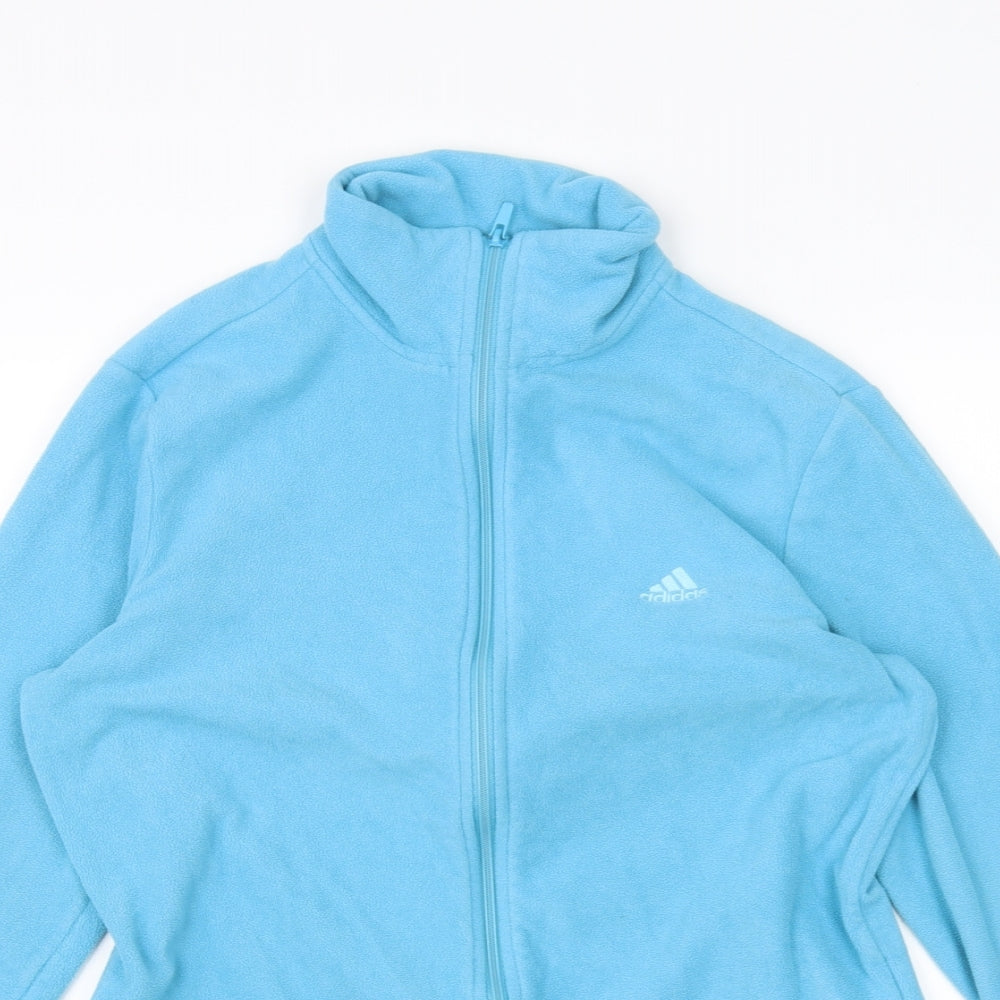 adidas Womens Blue   Full Zip Jumper Size 16
